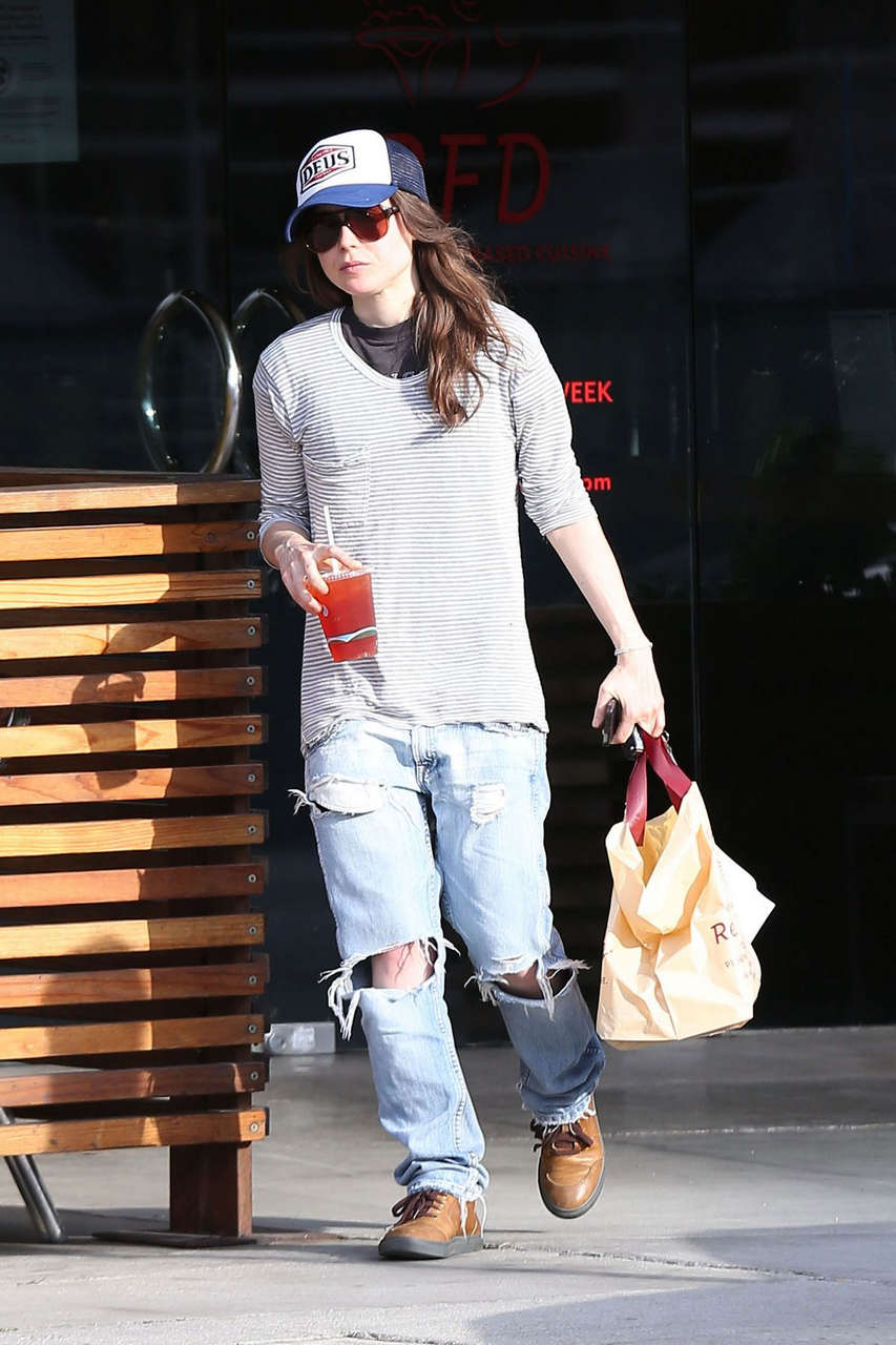 Ellen Page Out About West Hollywood