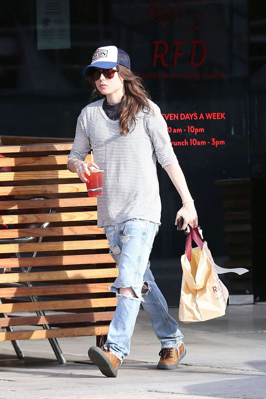 Ellen Page Out About West Hollywood