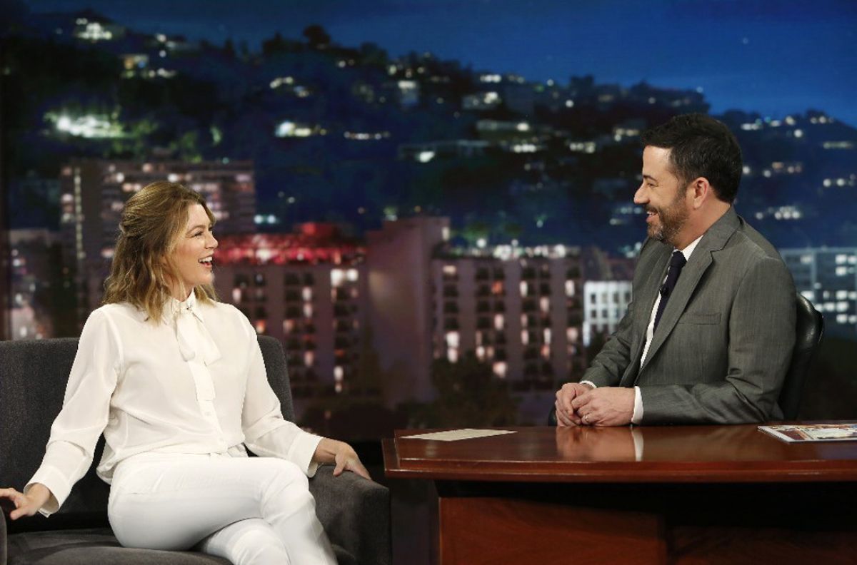 Ellen Pompeo Jimmy Kimmel Liva Los Angeles