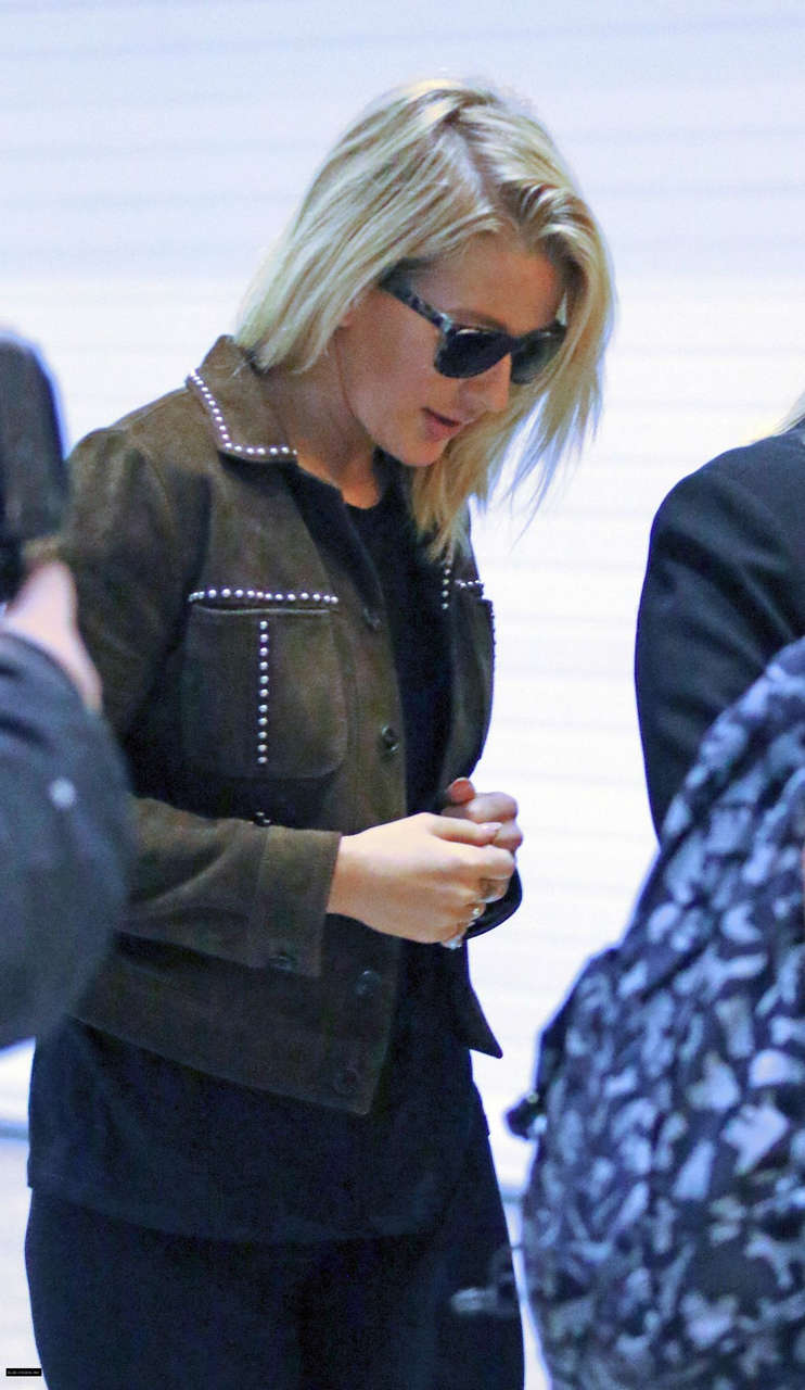 Ellie Goulding Arrives Heathrow Airport London