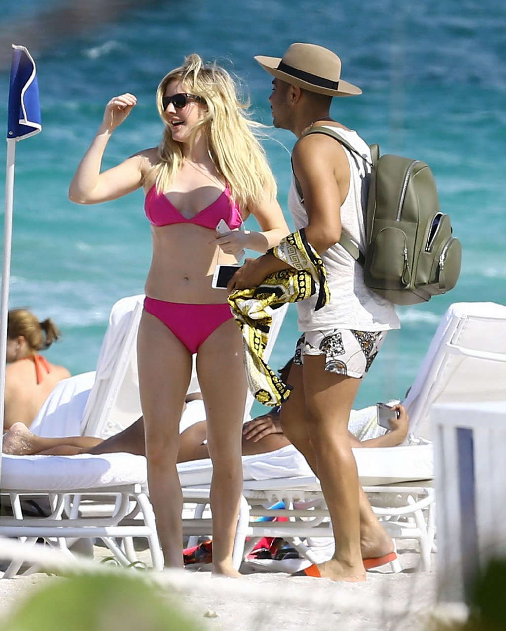 Ellie Goulding Bikini Beach Miami