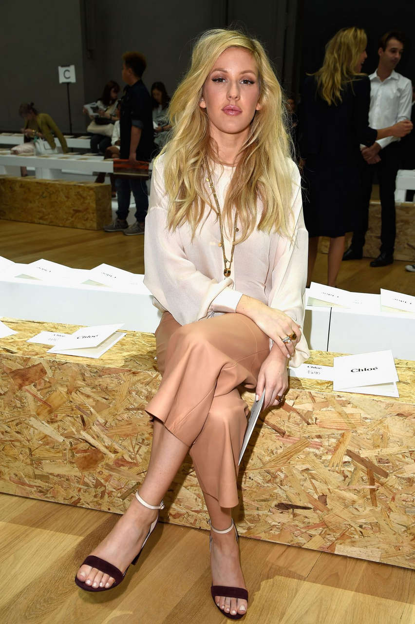 Ellie Goulding Chloe Show Paris Fashion Week