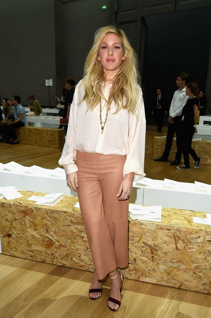 Ellie Goulding Chloe Show Paris Fashion Week