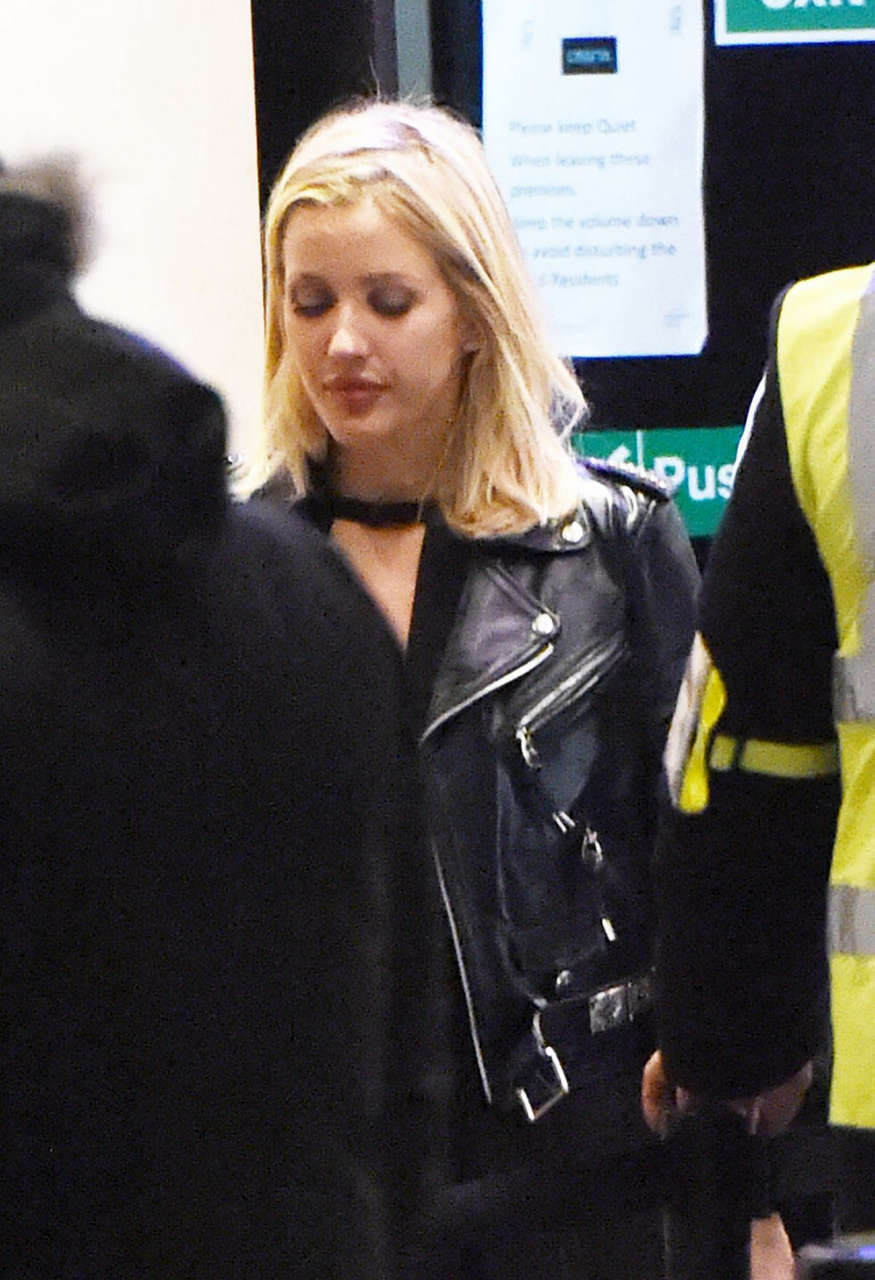 Ellie Goulding Leaves Drama Nightclub London