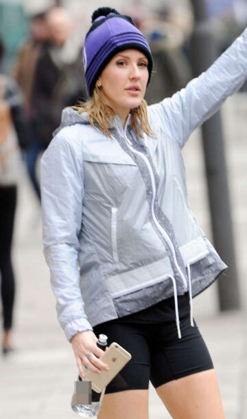 Ellie Goulding Leaves Gym London