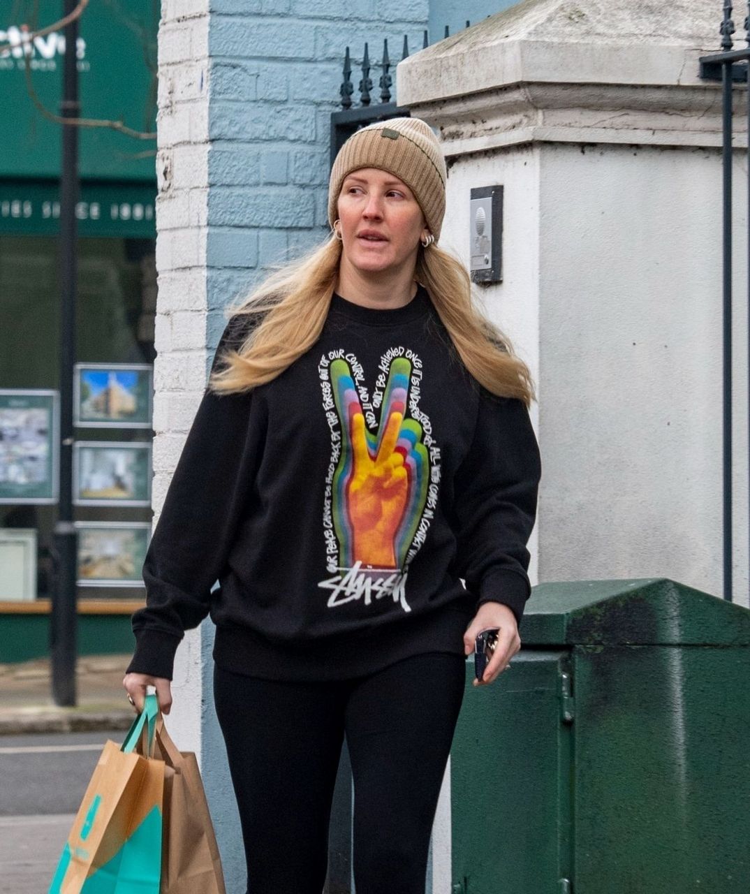 Ellie Goulding Out Shopping London