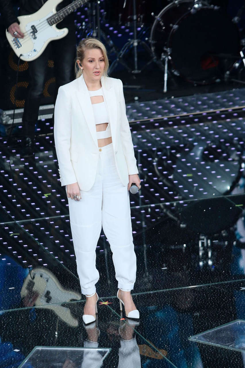 Ellie Goulding Performs 66th Sanremo Music Festival