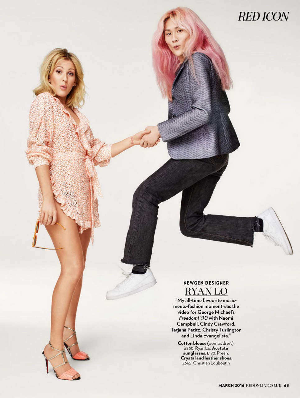 Ellie Goulding Red Magazine March 2016 Issue