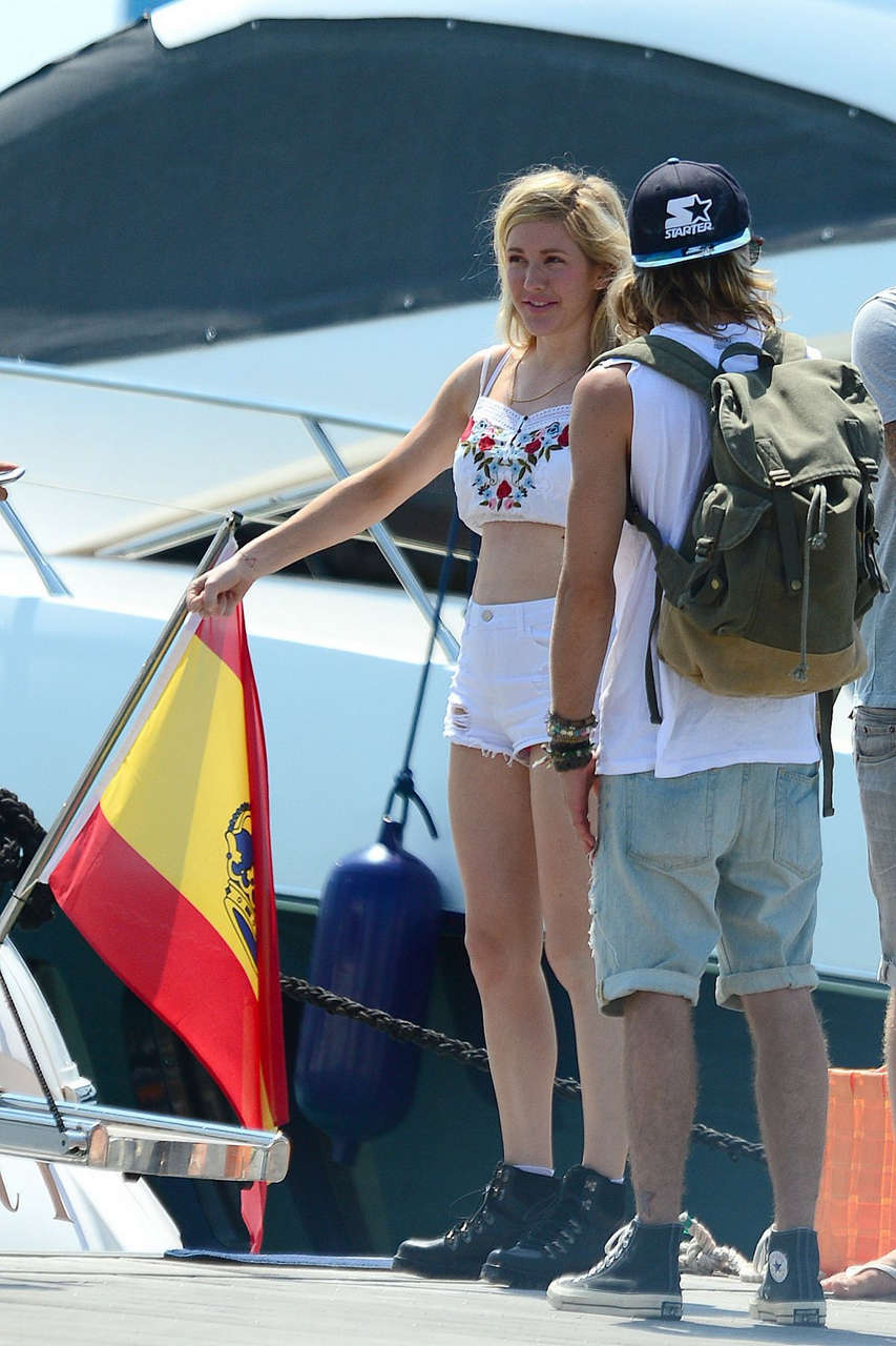 Ellie Goulding Yacht Ibiza