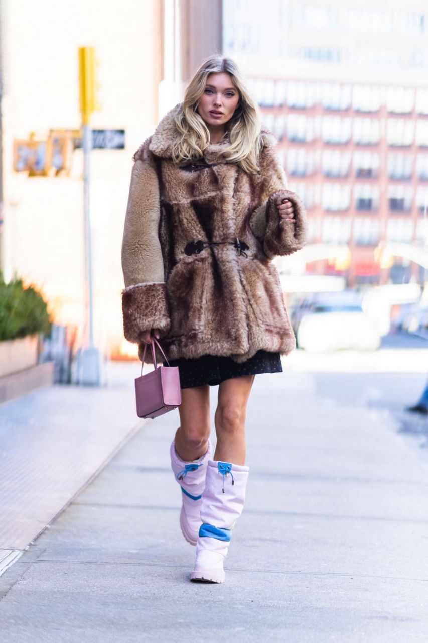 Elsa Hosk Out And About New York