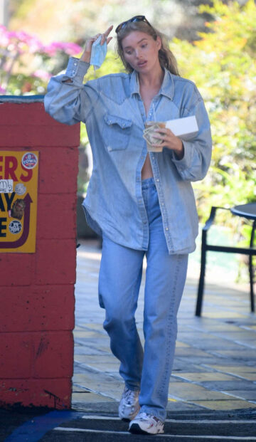 Elsa Hosk Out For Coffee Los Angeles