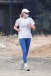 Elsa Hosk Out Jogging Pasadena