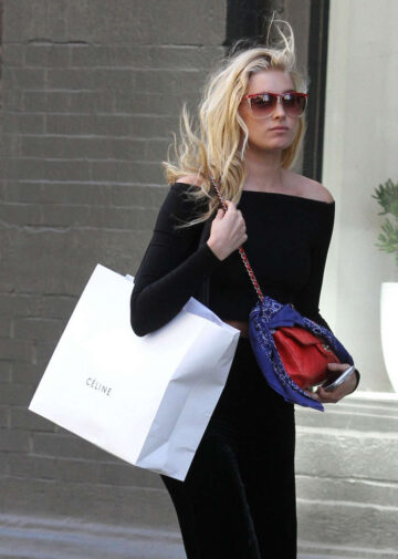Elsa Hosk Out Shopping New York