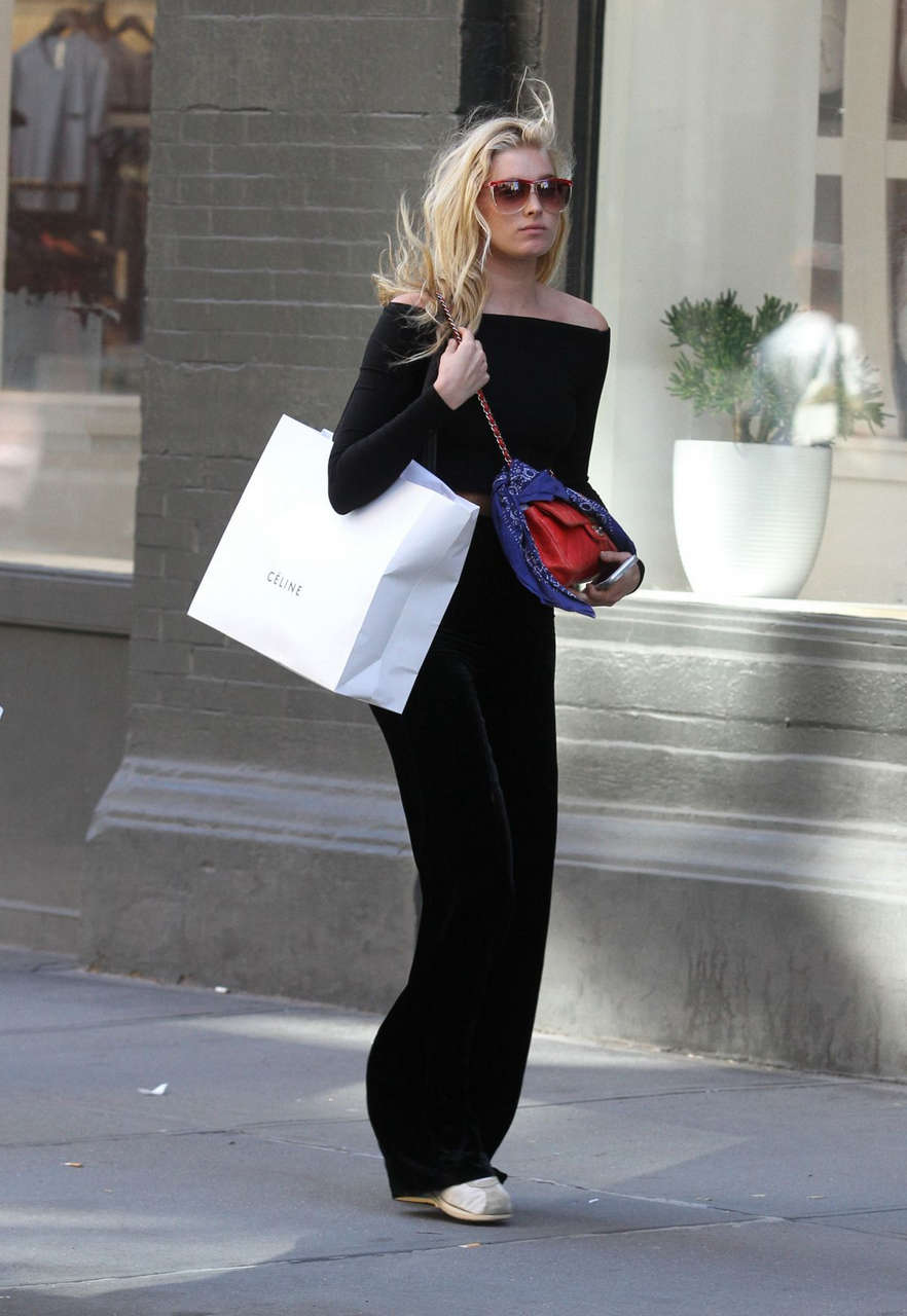 Elsa Hosk Out Shopping New York