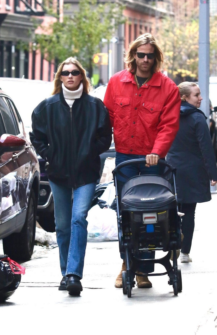 Elsa Hosk Tom Daly Out With Their Baby New York