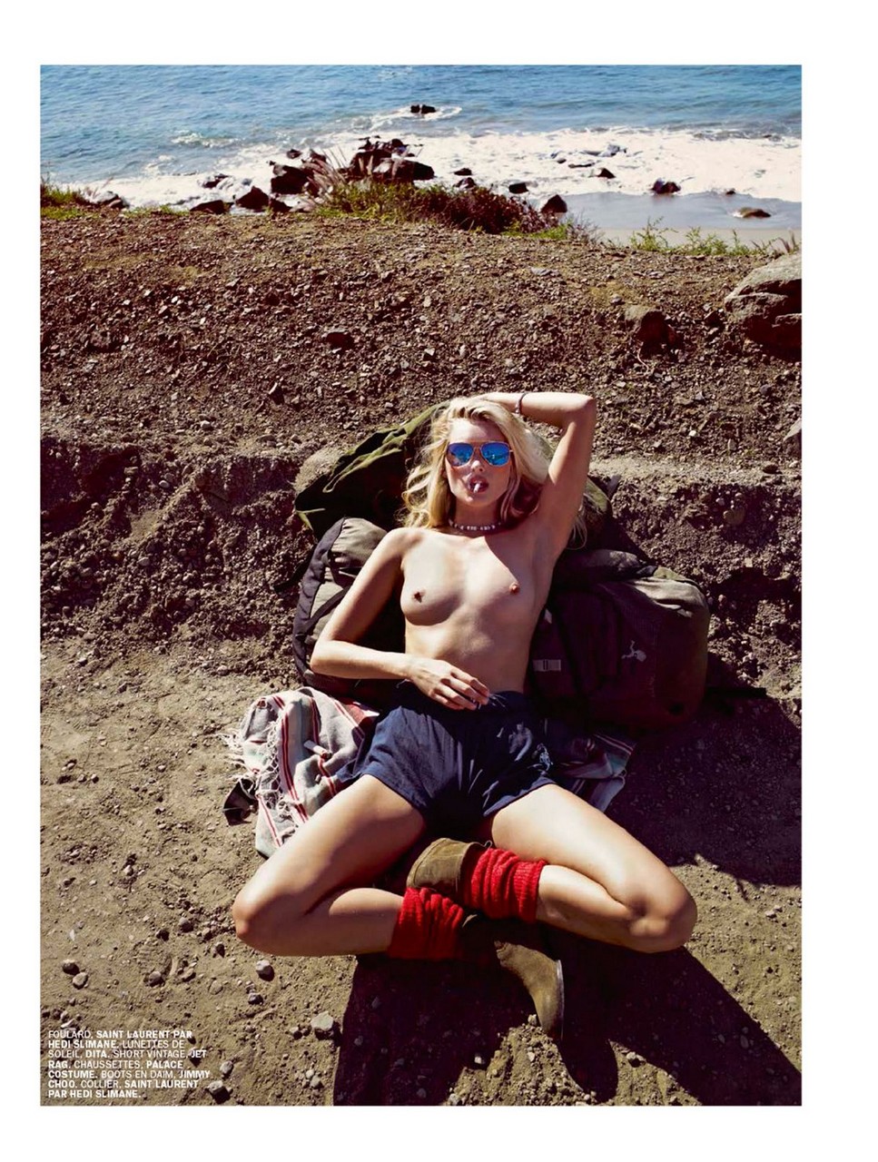 Elsa Hosk Topless