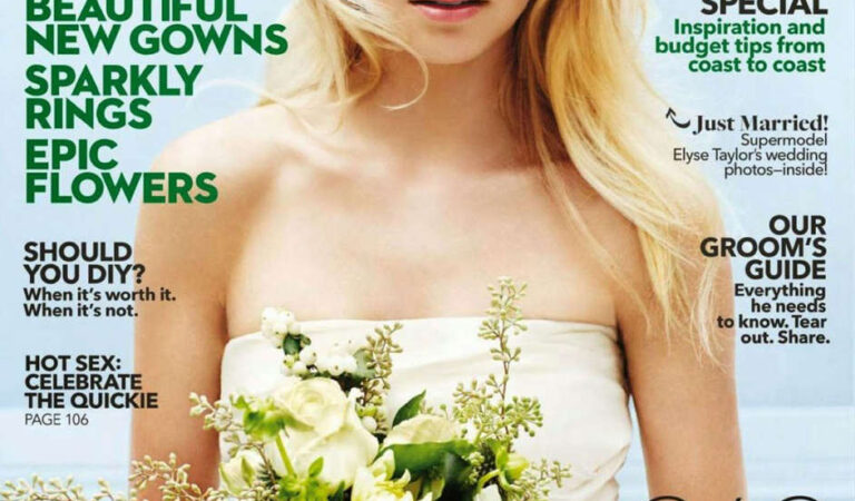 Elyse Taylor Brides Usa Magazine December 2014 Issue (7 photos)