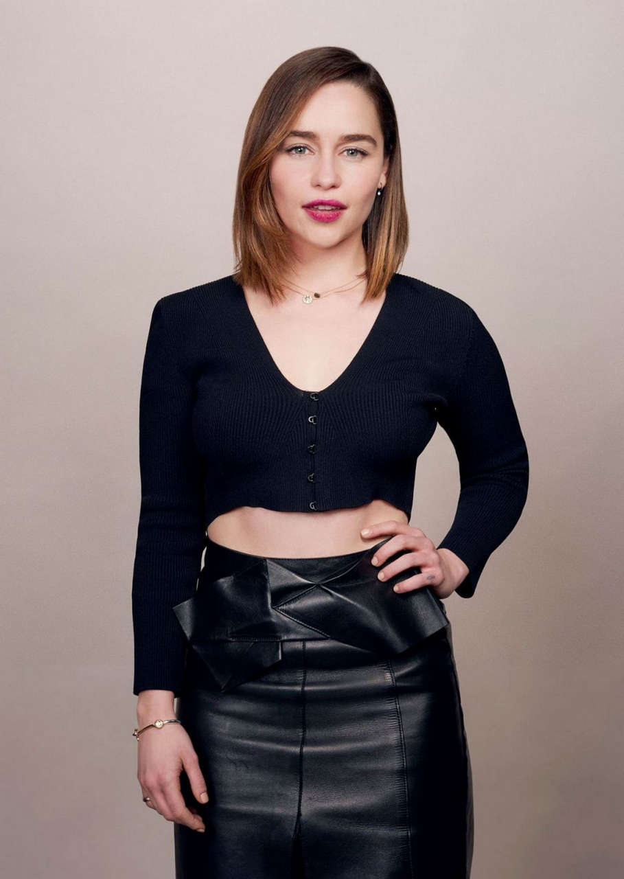 Emilia Clarke 2016 Bafta Awards Season Tea Party Portraits