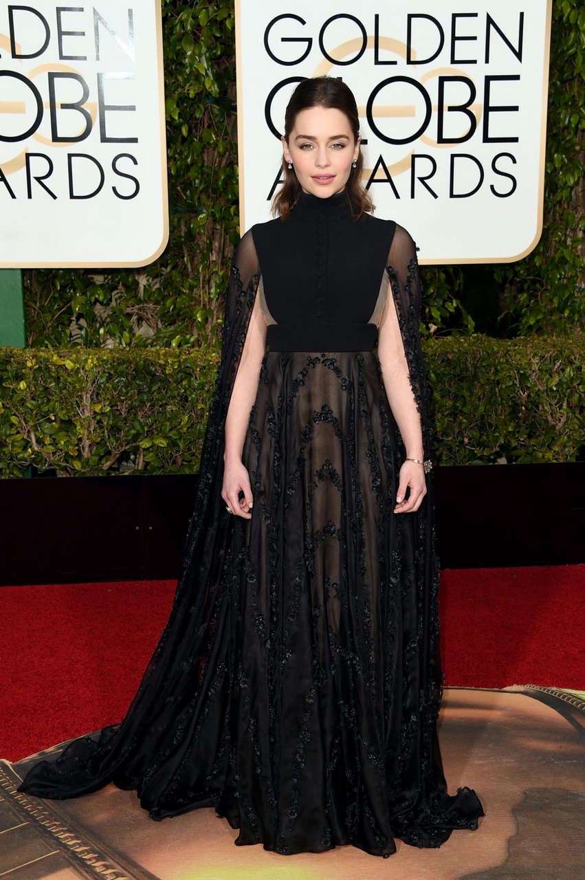 Emilia Clarke 73rd Annual Golden Globe Awards Beverly Hills