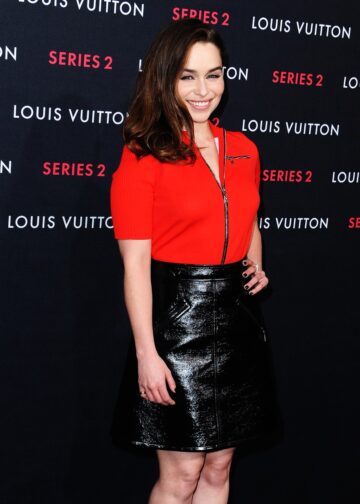 Emilia Clarke At Louis Vuitton Series 2 Exhibition