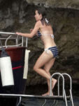 Emilia Clarke Bikini Boat Italy