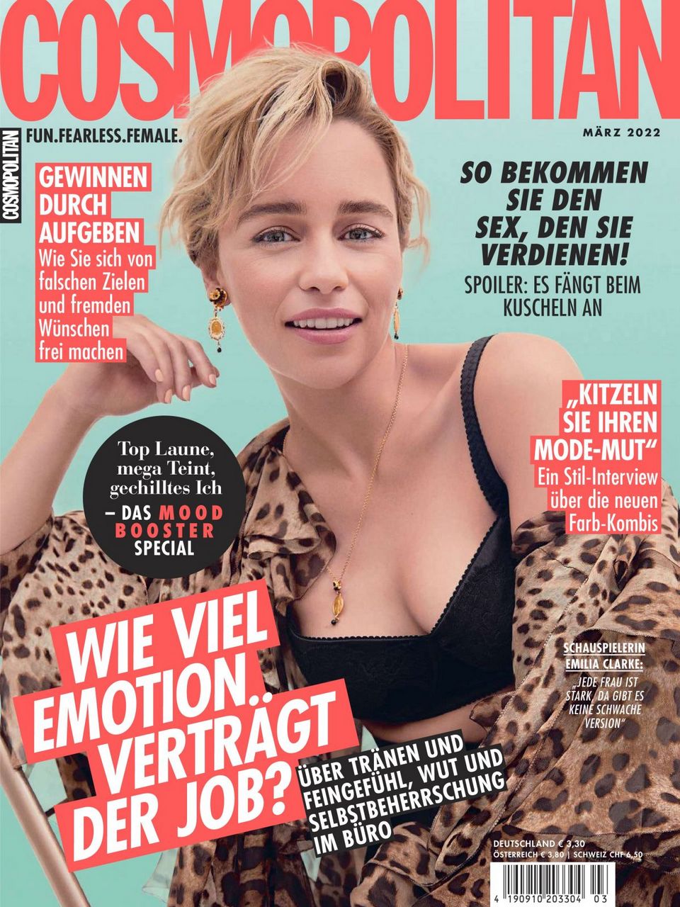 Emilia Clarke Cosmopolitan Magazine Germany March