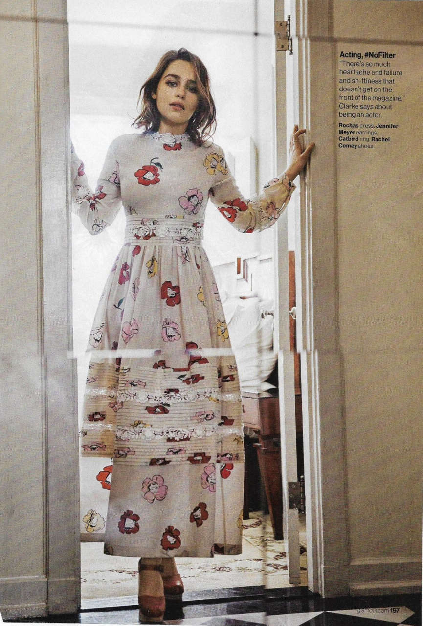 Emilia Clarke Glamour Magazine May 2016 Issue