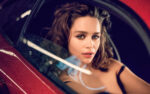 Emilia Clarke Inside The Car