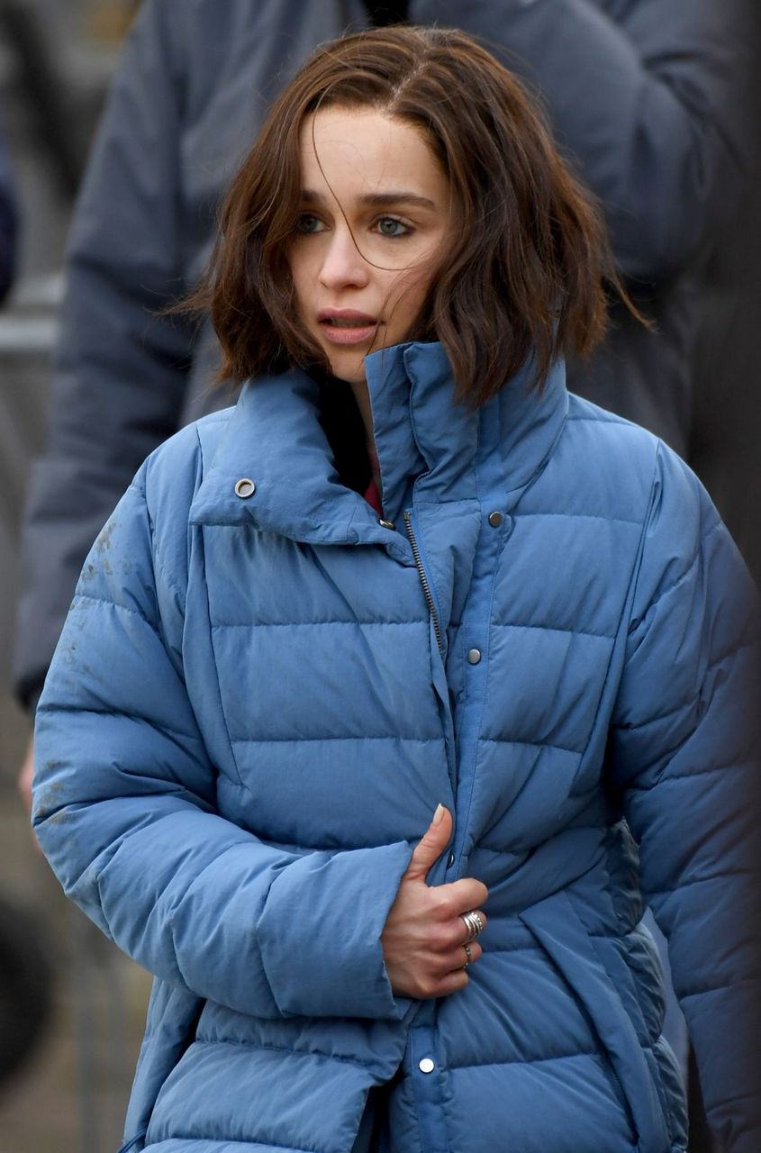 Emilia Clarke On The Set Of Secret Invasion