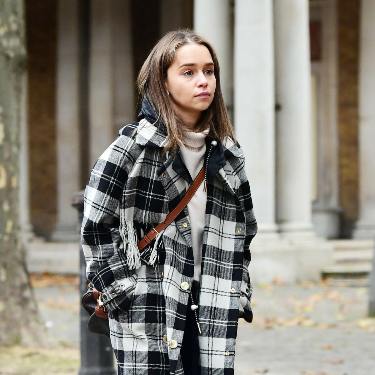 Emilia Clarke Out About London