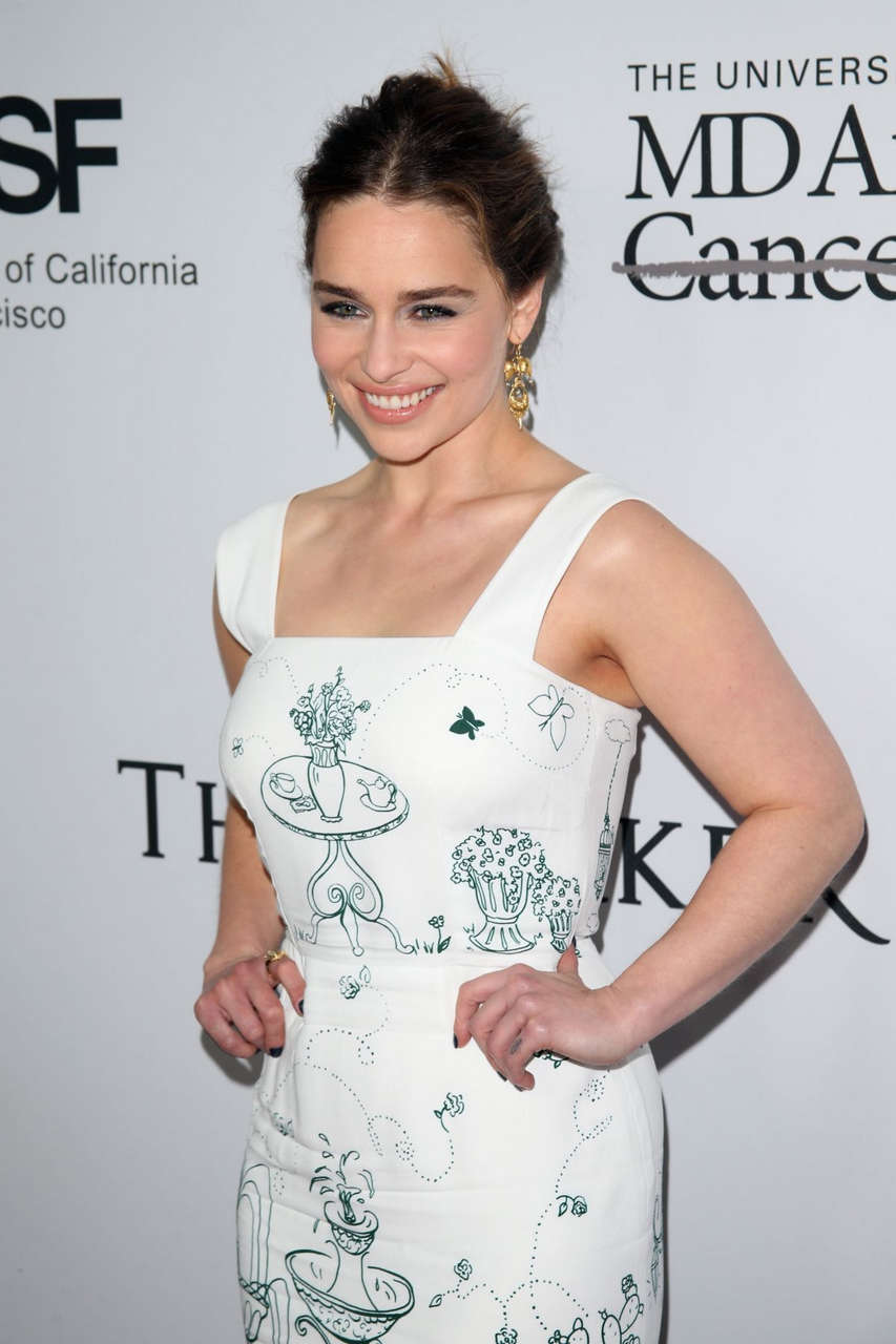 Emilia Clarke Parker Institute For Cancer Immunotherapy Launch Gala Los Angeles