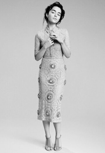 Emilia Clarke Photographed By Nino Munoz For Flare