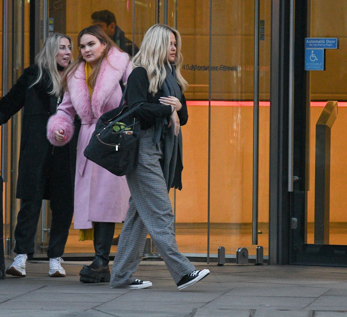 Emily Atack Leaves Newlook Offices London
