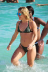 Emily Bett Rickards Bikini Beach Miami