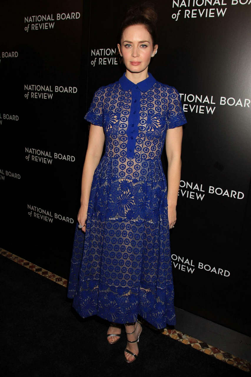 Emily Blunt 2015 National Board Of Review Gala New York