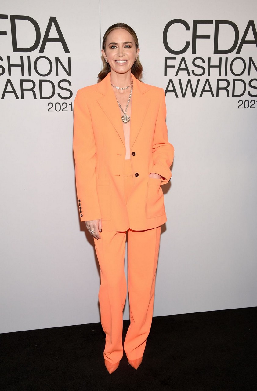 Emily Blunt 2021 Cfda Fashion Awards Grill Room New York