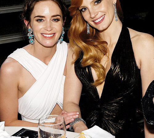 Emily Blunt And Jessica Chastain At The 72nd (1 photo)