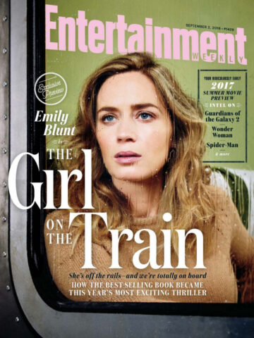Emily Blunt Entertainment Weekly Magazine September 2016 Issue