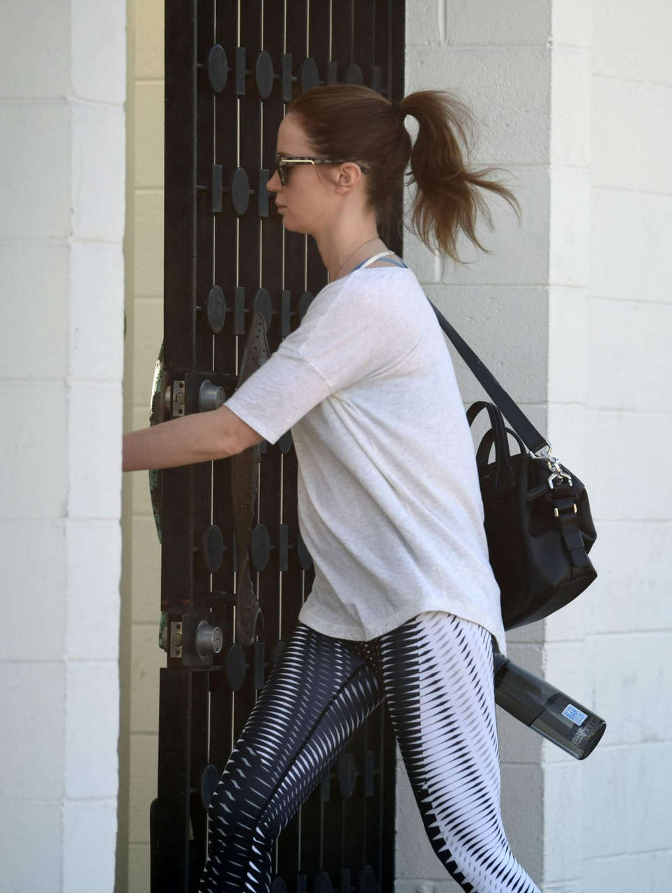Emily Blunt Heading To Gym Los Angeles