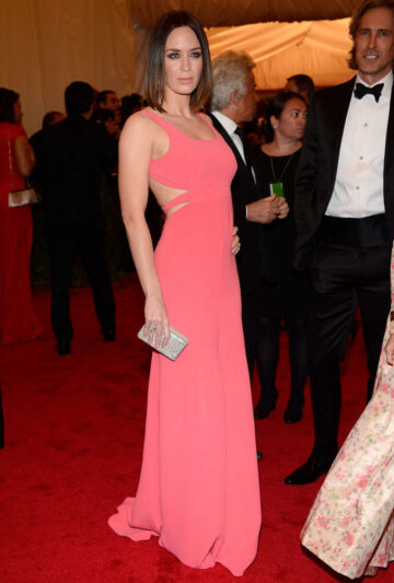 Emily Blunt Metropolitan Museum Arts Costume Gala 2012 New York