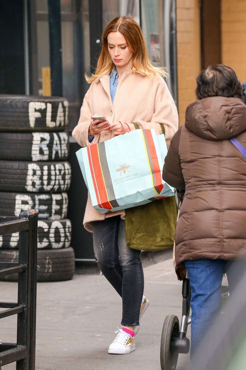 Emily Blunt Out New York