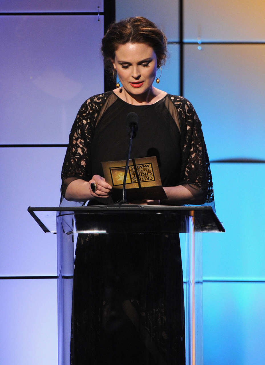 Emily Deschanel 2nd Annual Critics Choice Television Awards Beverly Hills