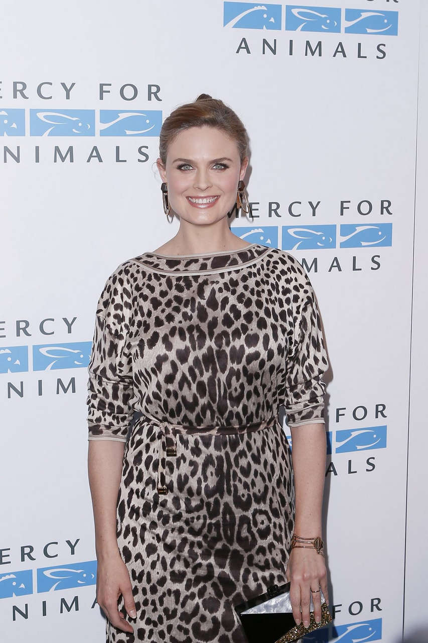 Emily Deschanel Mercy For Animals 15th Anniversary Gala West Hollywood