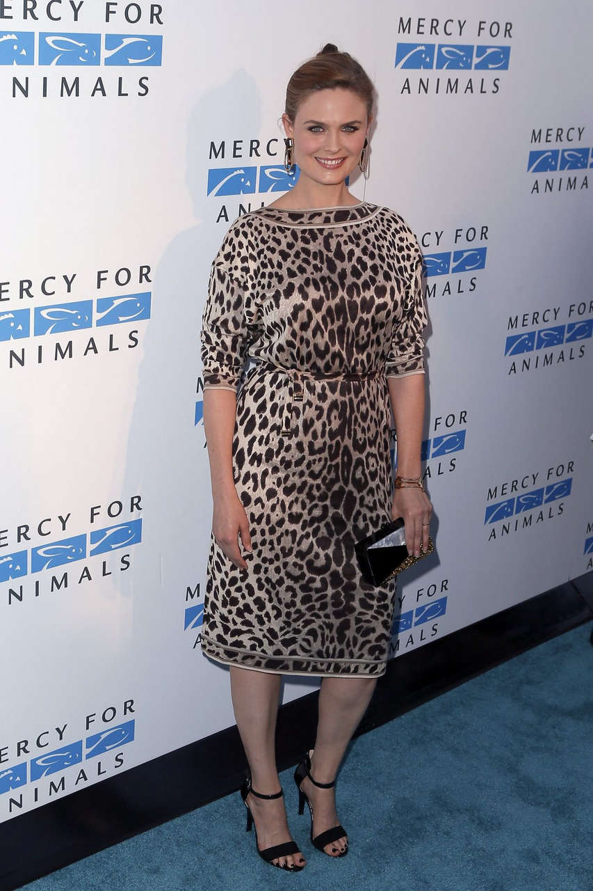 Emily Deschanel Mercy For Animals 15th Anniversary Gala West Hollywood