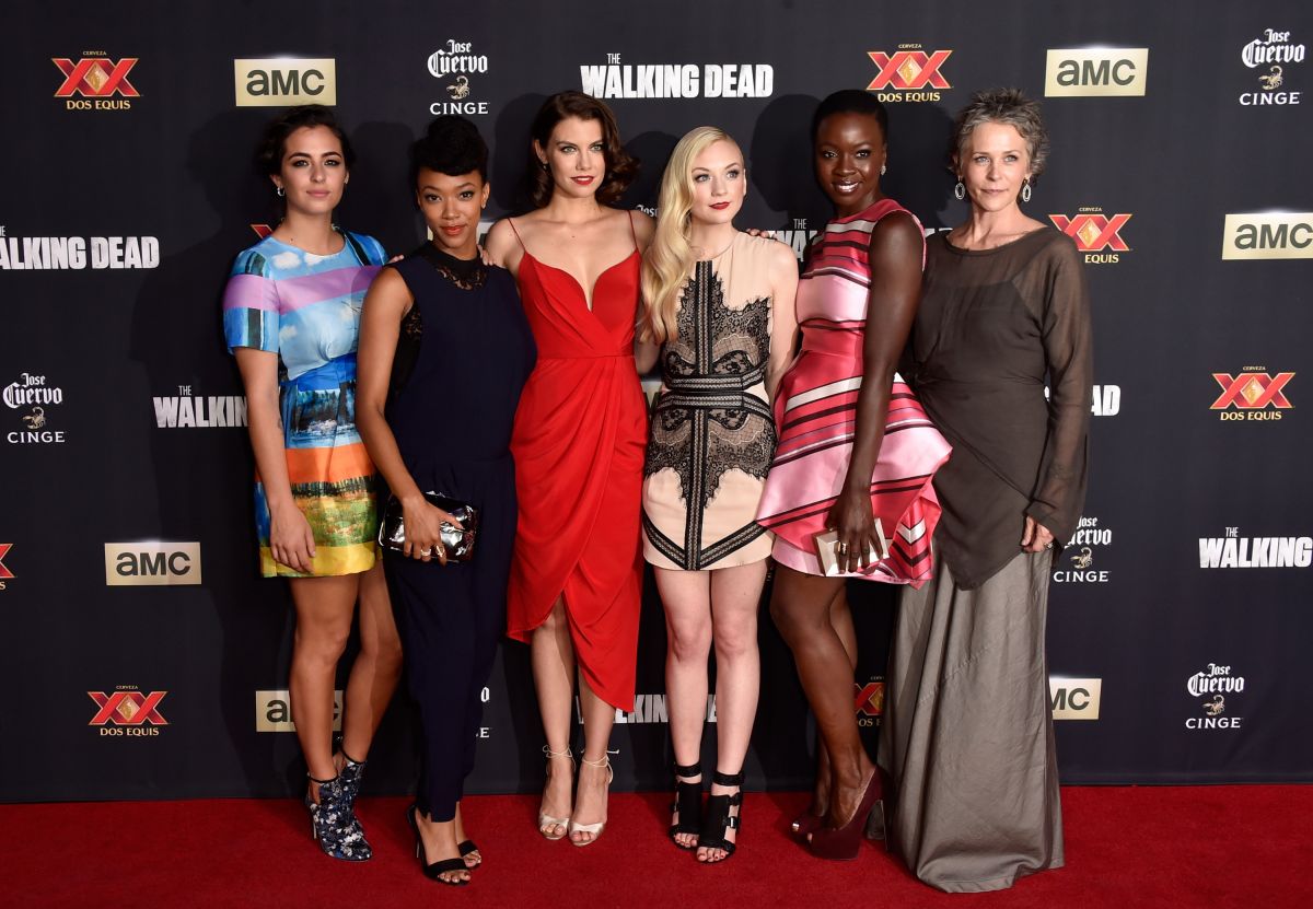 Emily Kinney Walking Dead Season 5 Premiere Los Angeles