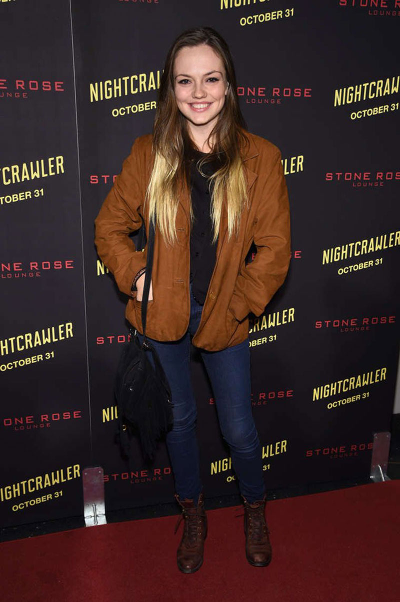 Emily Meade Nightcrawler Premiere New York