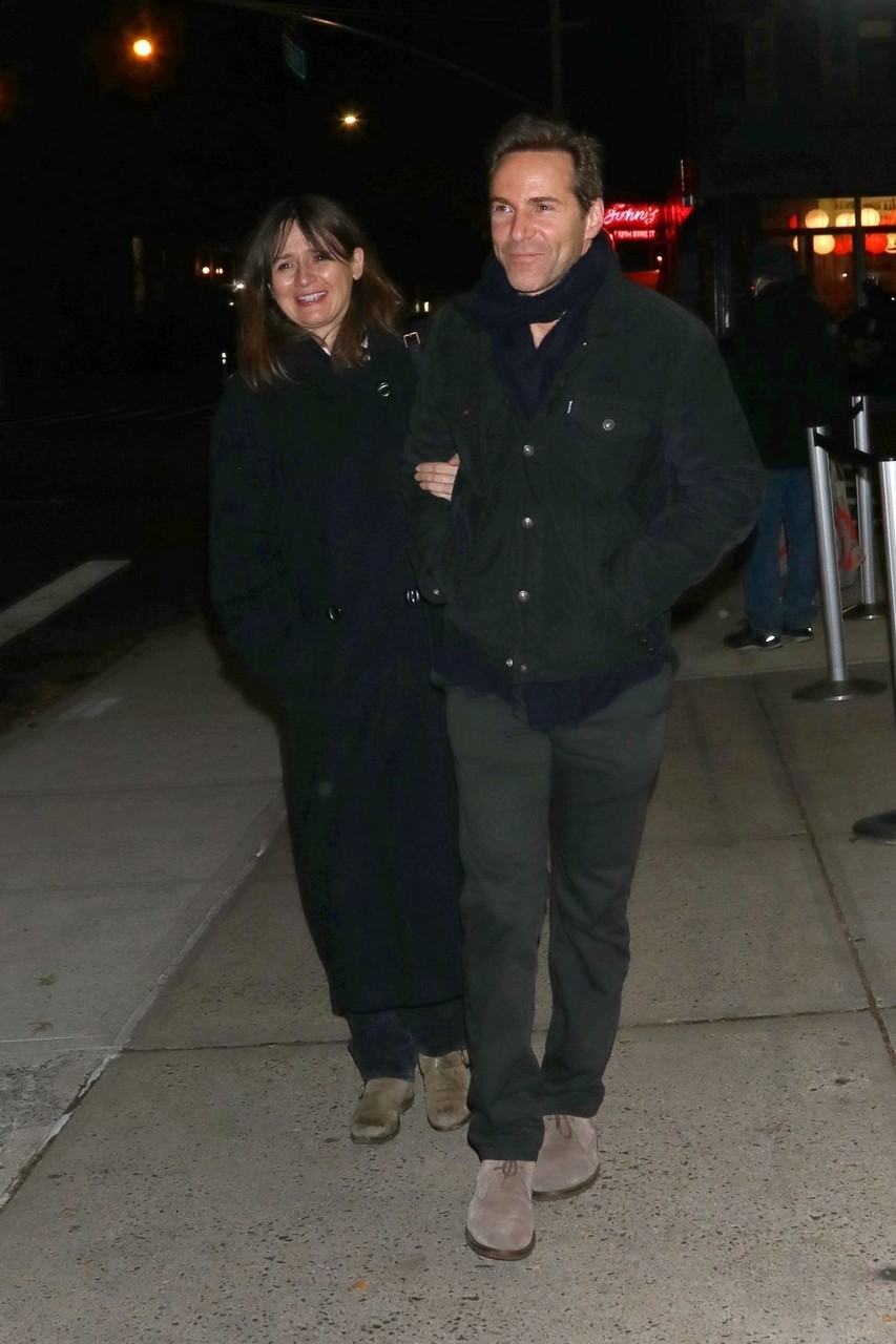 Emily Mortimer Out About New York