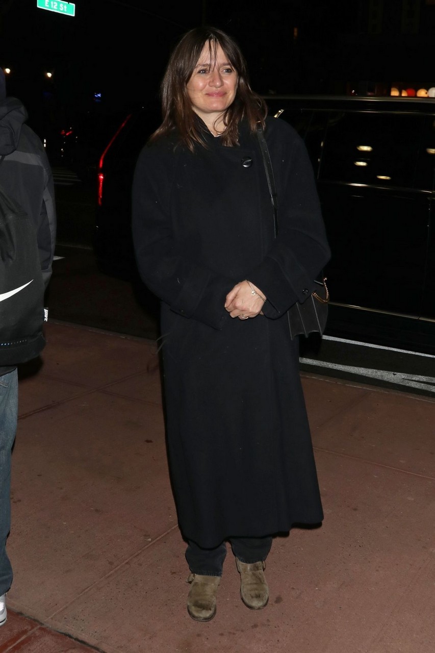 Emily Mortimer Out About New York