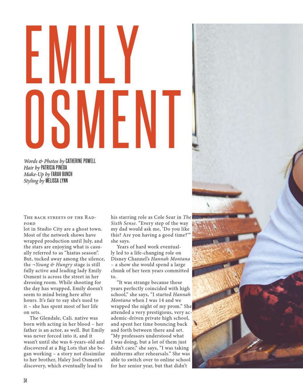Emily Osment Nkd Magzine June 2016 Issue