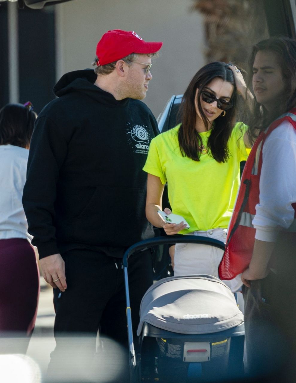 Emily Ratajkowski And Sebastian Bear Mcclard Out With Her Baby Los Angeles